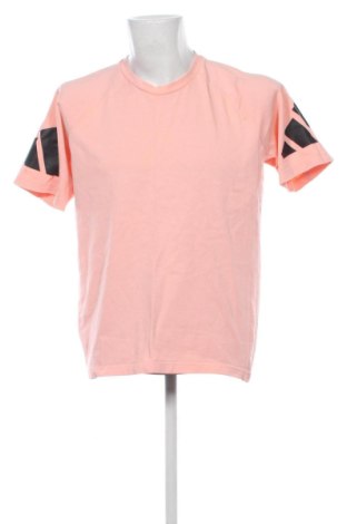 Męski T-shirt Adidas, Rozmiar L, Kolor Różowy, Cena 29,63 zł, #137049384