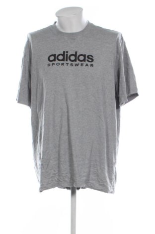 Ανδρικό t-shirt Adidas, Μέγεθος XXL, Χρώμα Γκρί, Τιμή 19,99 €, #137050546