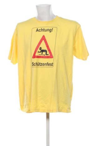 Ανδρικό t-shirt Identic, Μέγεθος XXL, Χρώμα Κίτρινο, Τιμή 8,99 €, #137050911