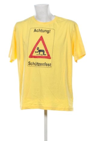 Ανδρικό t-shirt Identic, Μέγεθος XXL, Χρώμα Κίτρινο, Τιμή 8,99 €, #137050967