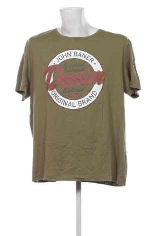 Herren Shirt John Baner, Größe XXL, Farbe Grün, Preis 10,99 €, #137061956