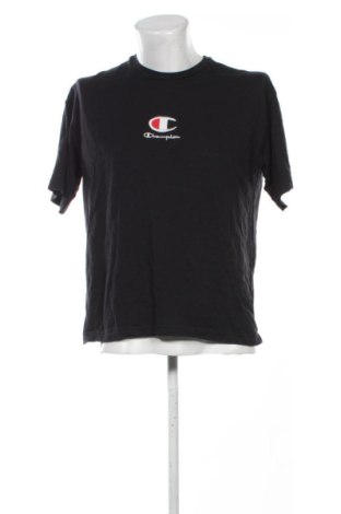 Męski T-shirt Champion, Rozmiar L, Kolor Czarny, Cena 50,99 zł, #137104618