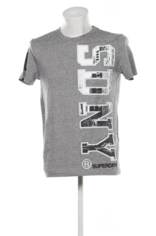 Męski T-shirt Superdry, Rozmiar M, Kolor Szary, Cena 61,99 zł, #137117382