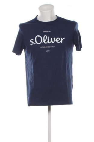 Męski T-shirt S.Oliver, Rozmiar L, Kolor Niebieski, Cena 48,99 zł, #137118036