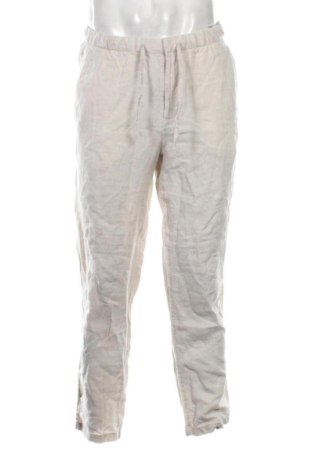 Pantaloni de bărbați H&M, Mărime M, Culoare Ecru, Preț 103,99 Lei, #136986566
