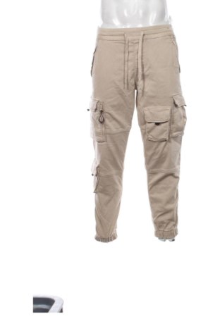 Pantaloni de bărbați Pull&Bear, Mărime M, Culoare Bej, Preț 62,99 Lei, #137035584