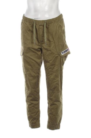 Pantaloni de bărbați Tommy Jeans, Mărime M, Culoare Verde, Preț 227,99 Lei, #137045287