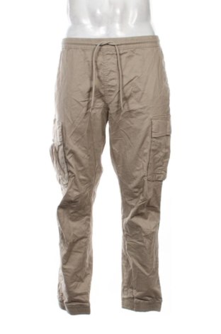 Męskie spodnie Pull&Bear, Rozmiar XL, Kolor Beżowy, Cena 66,99 zł, #137069643