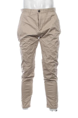 Męskie spodnie Pull&Bear, Rozmiar L, Kolor Beżowy, Cena 58,99 zł, #137105443