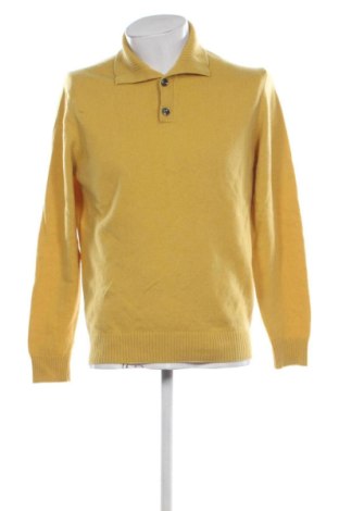 Męski sweter Massimo Dutti, Rozmiar L, Kolor Żółty, Cena 193,57 zł, #137079663