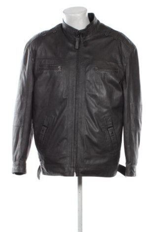 Ανδρικό δερμάτινο μπουφάν Unbranded, Μέγεθος XXL, Χρώμα Γκρί, Τιμή 26,99 €, #136677575