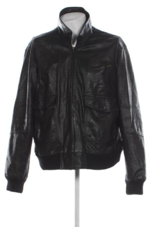 Мъжко кожено яке Unbranded, Размер XL, Цвят Черен, Цена 48,00 €, #137118593