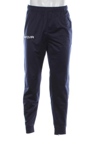 Pantaloni trening de bărbați Givova, Mărime L, Culoare Albastru, Preț 73,49 Lei, #137057269