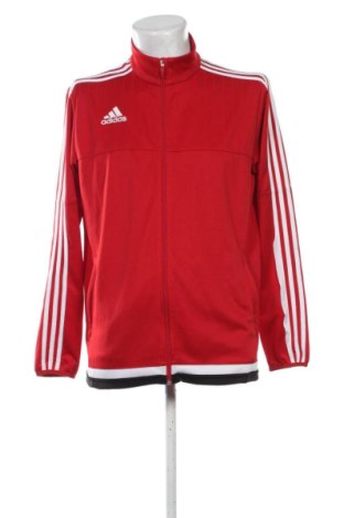 Мъжко спортно горнище Adidas, Размер XXL, Цвят Червен, Цена 30,16 €, #137056083
