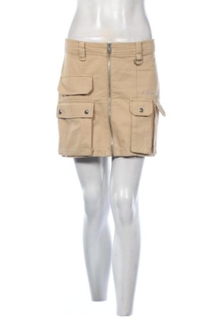 Rock Bershka, Größe M, Farbe Beige, Preis 7,00 €, #137023233