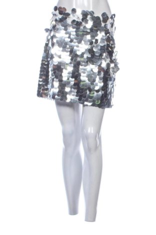 Fustă H&M, Mărime M, Culoare Argintiu, Preț 57,74 Lei, #137043037
