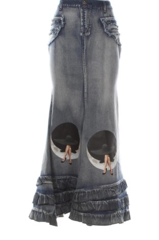Fustă Unbranded, Mărime XL, Culoare Albastru, Preț 67,99 Lei, #137088337