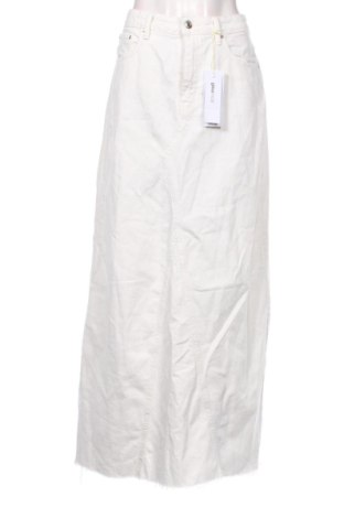 Fustă Gina Tricot, Mărime L, Culoare Ecru, Preț 104,98 Lei, #136999688