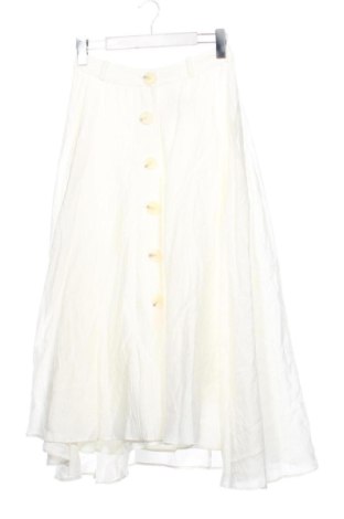 Fustă Zara, Mărime XS, Culoare Ecru, Preț 83,99 Lei, #137044098
