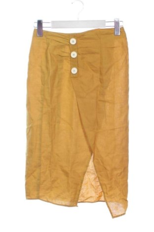 Sukňa Zara, Veľkosť XS, Farba Žltá, Cena  11,81 €, #137073130