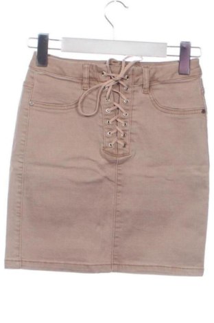 Fustă Missguided, Mărime XXS, Culoare Bej, Preț 62,99 Lei, #137078457