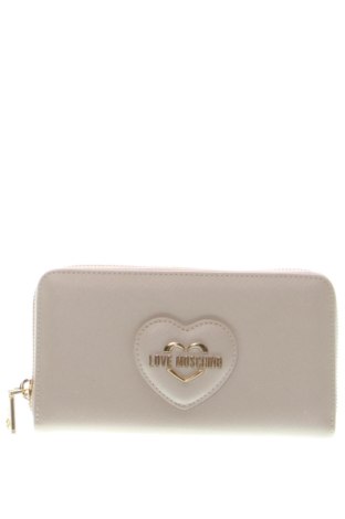 Portmonetka Love Moschino, Kolor ecru, Cena 245,54 zł, #136886951