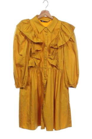 Φόρεμα Zara, Μέγεθος XS, Χρώμα Κίτρινο, Τιμή 20,00 €, #137031221