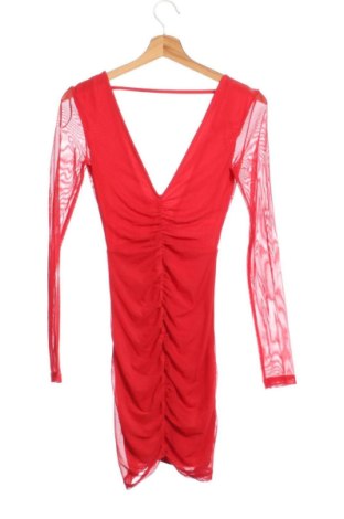 Rochie Bershka, Mărime XS, Culoare Roșu, Preț 57,99 Lei, #137036702