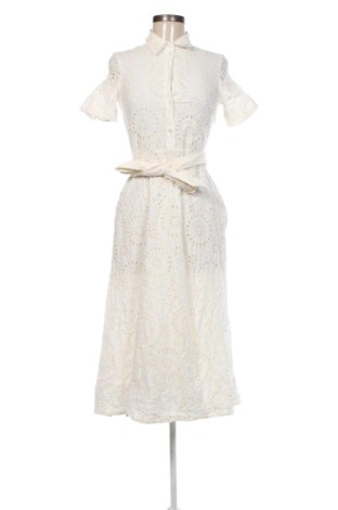 Sukienka Zara, Rozmiar XS, Kolor ecru, Cena 108,07 zł, #137032165