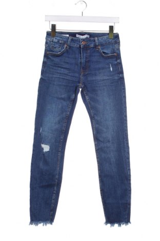 Blugi de femei Bershka, Mărime M, Culoare Albastru, Preț 95,99 Lei, #127704666