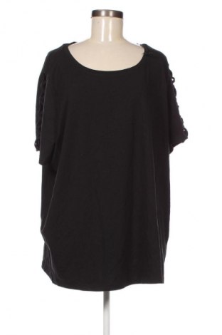 Γυναικεία μπλούζα Laura Torelli, Μέγεθος 4XL, Χρώμα Μαύρο, Τιμή 14,99 €