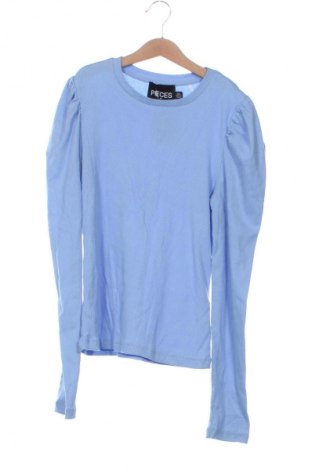 Дамска блуза Pieces, Размер XS, Цвят Син, Цена 2,04 €