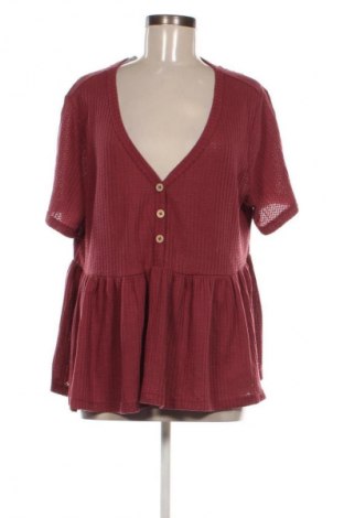 Dámská halenka SHEIN, Velikost XXL, Barva Červená, Cena  89,00 Kč