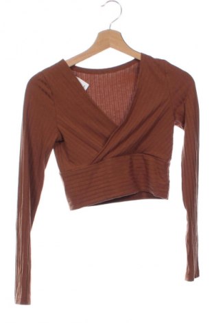 Γυναικεία μπλούζα SHEIN, Μέγεθος XS, Χρώμα Καφέ, Τιμή 1,99 €