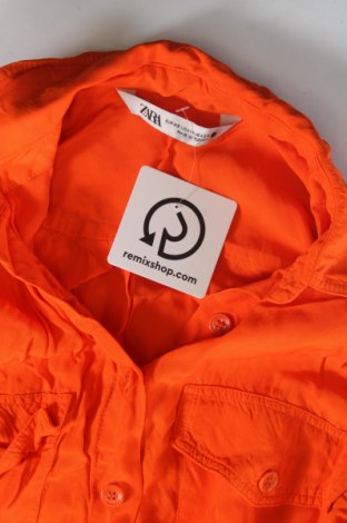 Damska koszula Zara, Rozmiar XS, Kolor Pomarańczowy, Cena 38,99 zł