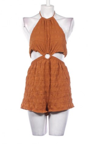 Дамски къс гащеризон SHEIN, Размер M, Цвят Кафяв, Цена 3,57 €