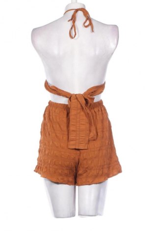 Дамски къс гащеризон SHEIN, Размер M, Цвят Кафяв, Цена 3,57 €