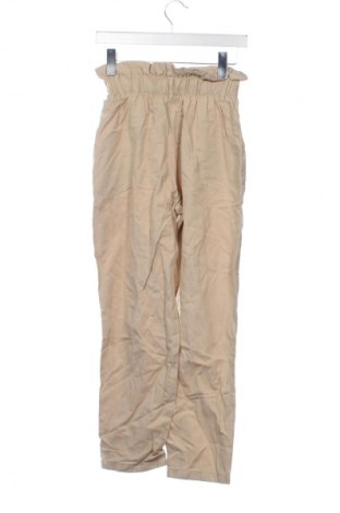 Pantaloni de femei Bershka, Mărime XS, Culoare Bej, Preț 9,99 Lei
