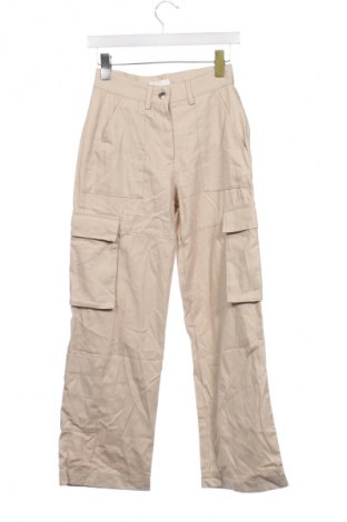 Дамски панталон H&M, Размер XS, Цвят Бежов, Цена 4,09 €