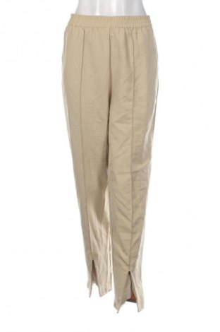 Pantaloni de femei NA-KD, Mărime S, Culoare Bej, Preț 9,99 Lei