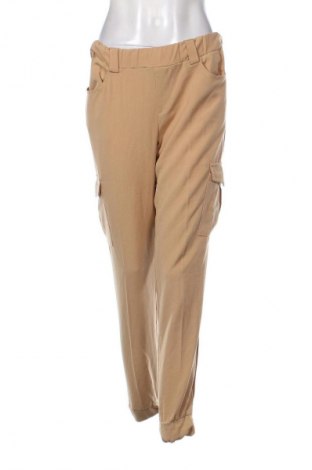 Damskie spodnie Sinsay, Rozmiar S, Kolor Beżowy, Cena 22,47 zł
