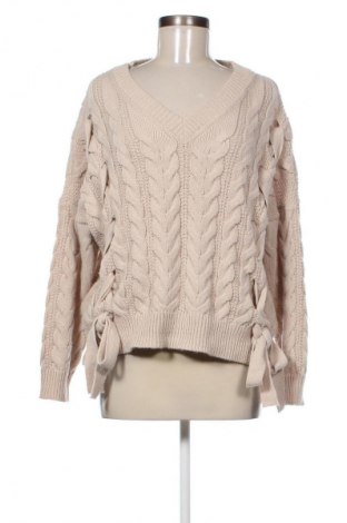 Damski sweter Unbranded, Rozmiar XL, Kolor Beżowy, Cena 32,99 zł