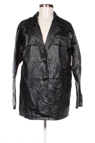 Damen Lederjacke SHEIN, Größe M, Farbe Schwarz, Preis 3,99 €