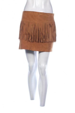 Bőrszoknya Mango, Méret M, Szín Barna, Ár 6 679 Ft