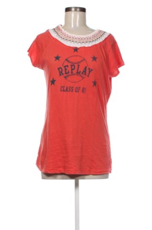 Damen Shirt Replay, Größe M, Farbe Rot, Preis 34,99 €, #136874336