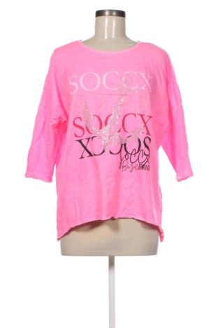 Дамска блуза Soccx, Размер 3XL, Цвят Розов, Цена 16,87 €, #137143080