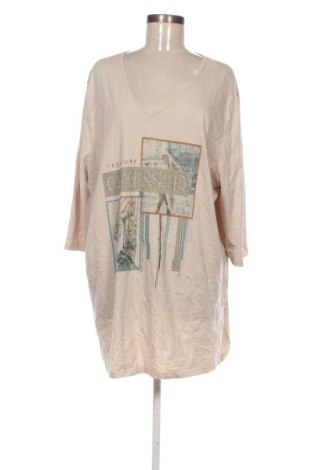 Bluzka damska Mia Moda, Rozmiar 3XL, Kolor Beżowy, Cena 59,99 zł, #137146361
