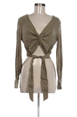 Дамска блуза Zara, Размер M, Цвят Зелен, Цена 10,00 €, #137152499