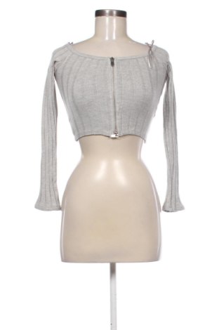Bluză de femei Bershka, Mărime XS, Culoare Gri, Preț 86,99 Lei, #137155459