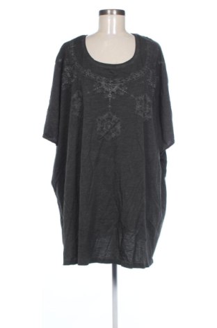 Γυναικεία μπλούζα Ulla Popken, Μέγεθος 4XL, Χρώμα Μαύρο, Τιμή 35,99 €, #137163665